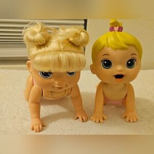 Baby Alive Blonde Baby Dolls Play Set Of 2